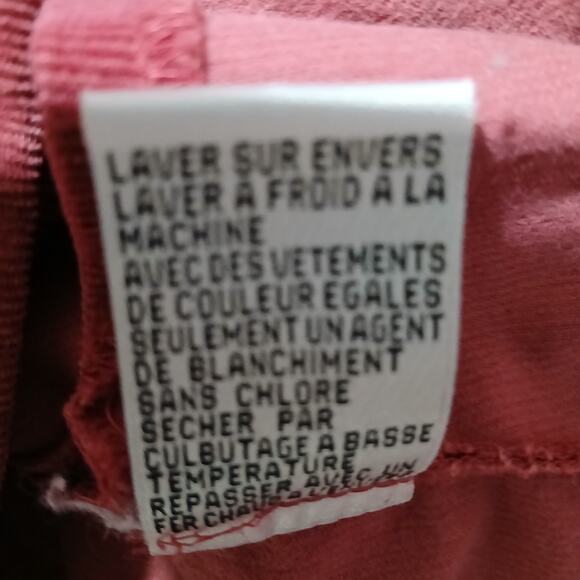 Talbots Petites Stretch Medium Raspberry Corduroy Cotton/Spandex Blend Jacket - Picture 15 of 15